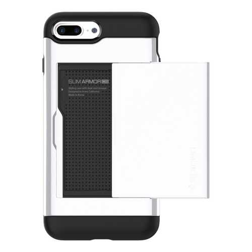 Чехол-визитница Spigen Slim Armor CS для iPhone 7 Plus/8 Plus Jet White (043CS21044) в Евросеть