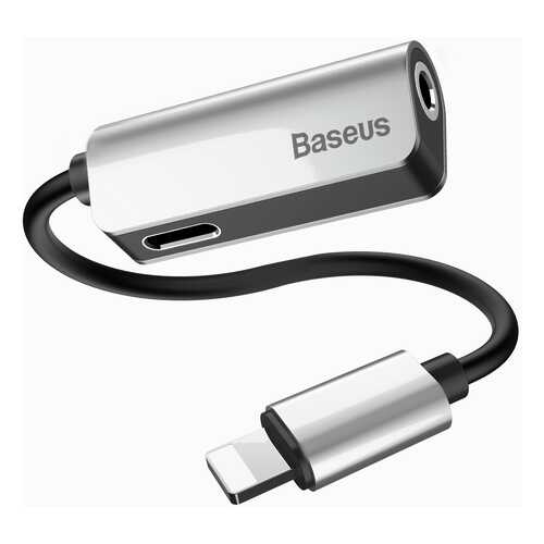 Аудио-переходник Baseus L32 IP Male to 3.5mm-IP Female Adapter Silver в Евросеть