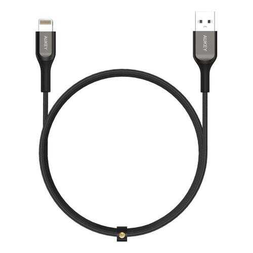 Кабель Aukey Kevlar USB-A/Lightning 1.2m Black (CB-AKL1-BL) в Евросеть