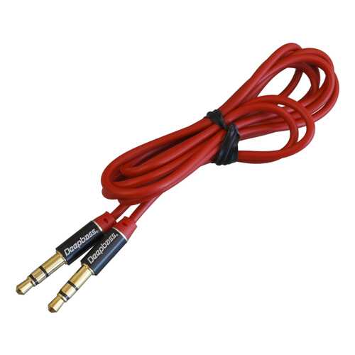 Кабель-AUX AC320 Deepbass 3.5mm Red в Евросеть