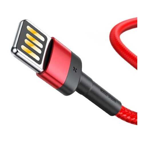 Кабель Baseus Cafule Cable Lightning 1m Red/Black/Red в Евросеть