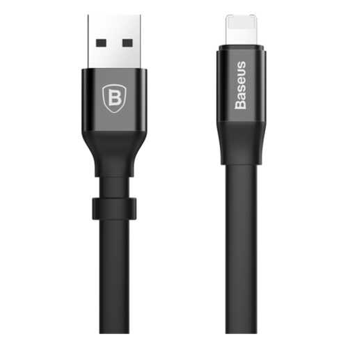 Кабель Baseus Lightning 0.23m Black в Евросеть