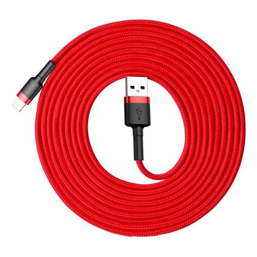 Кабель Baseus Lightning 2m Red/Black/Red в Евросеть