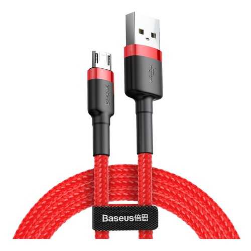 Кабель Baseus microUSB 2m Red/Black/Red в Евросеть