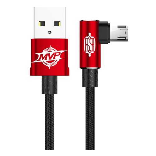 Кабель Baseus MVP Elbow Reversible microUSB 1m Red в Евросеть