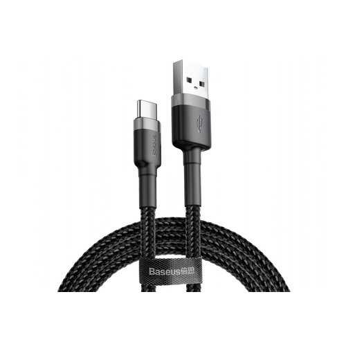 Кабель Baseus USB-Type-C White Quick Charging Black 1m 5A в Евросеть