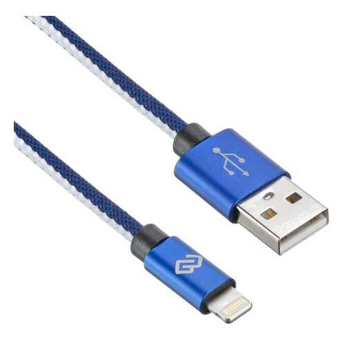 Кабель Digma USB A(m)-Lightning (m) 2м Blue в Евросеть