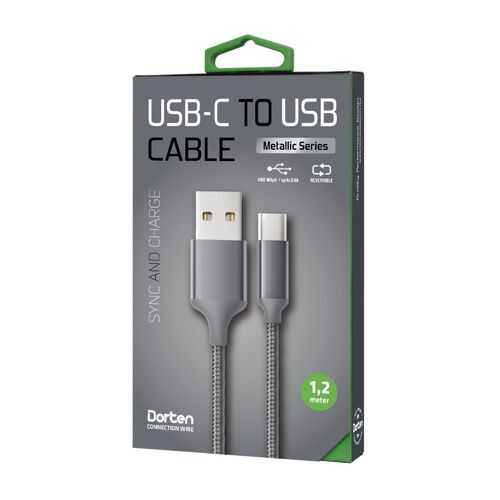 Кабель Dorten Micro USB to USB Cable Metallic Series 1,2 м Dark Gray в Евросеть