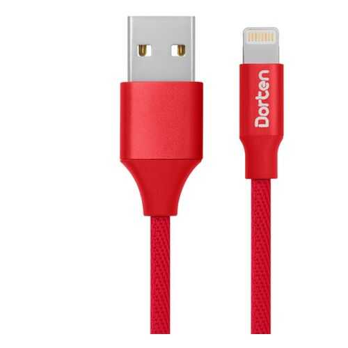 Кабель Dorten USB-C to USB Cable Canvas Series 1 м Red в Евросеть