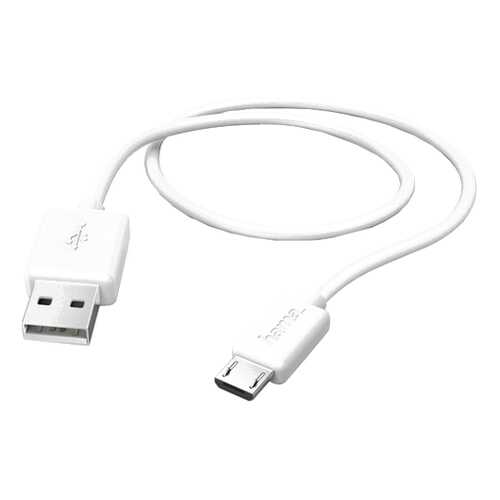 Кабель Hama microUSB 1,4м White в Евросеть