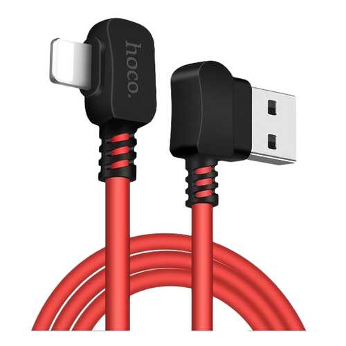 Кабель Hoco х19 Lightning 1,2м Red/Black в Евросеть