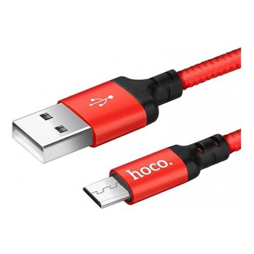 Кабель Hoco X14 microUSB 1м Red в Евросеть