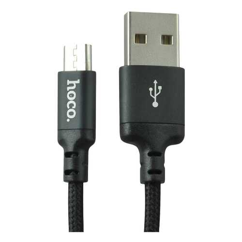 Кабель Hoco X14 Times speed microUSB 2м Black в Евросеть