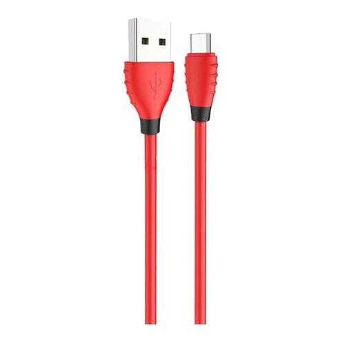 Кабель NoName X27 USB - Micro USB 1м Red в Евросеть