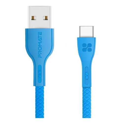 Кабель Promate PowerBeam-C USB Type-C (1.2m) Blue в Евросеть