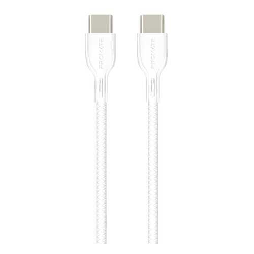 Кабель Promate PowerBeam-CC2 USB Type-C to USB Type-С (2m) White в Евросеть