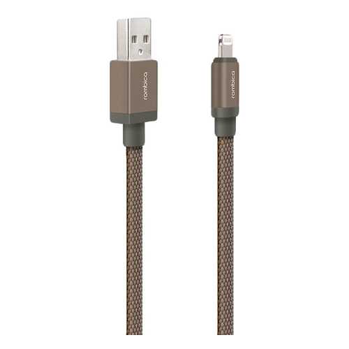 Кабель Rombica CB-LK02 Lighting 1,5м Khaki в Евросеть