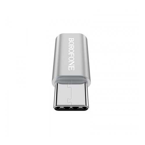 Переходник Borofone BV4 MicroUSB to Type-C Silver в Евросеть