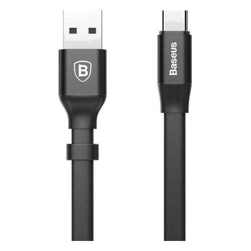 Портативный кабель Baseus Nimble USB - USB-C 23 cm (Black) в Евросеть