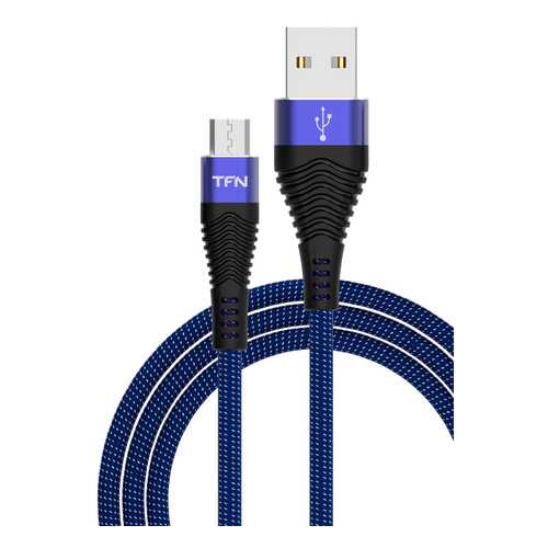 TFN кабель microUSB forza 1.0m blue-blc в Евросеть