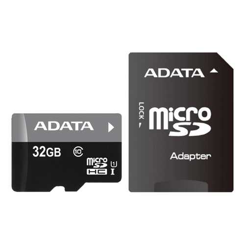 Карта памяти ADATA Micro SDHC Premier AUSDH32GUICL10-RA1 32GB в Евросеть