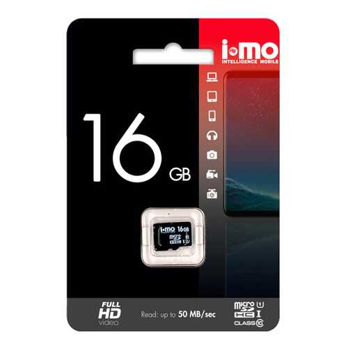 Карта памяти IMO Micro SD IM16GBSD-00 16GB в Евросеть