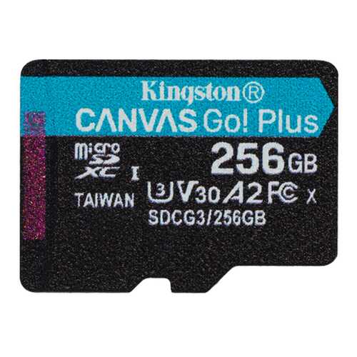 Карта памяти Kingston 256GB Canvas Go! Plus 170R (SDCG3/256GBSP) в Евросеть