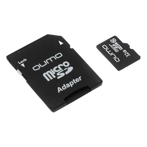 Карта памяти QUMO Micro SDHC QM32GMICSDHC10 32GB в Евросеть