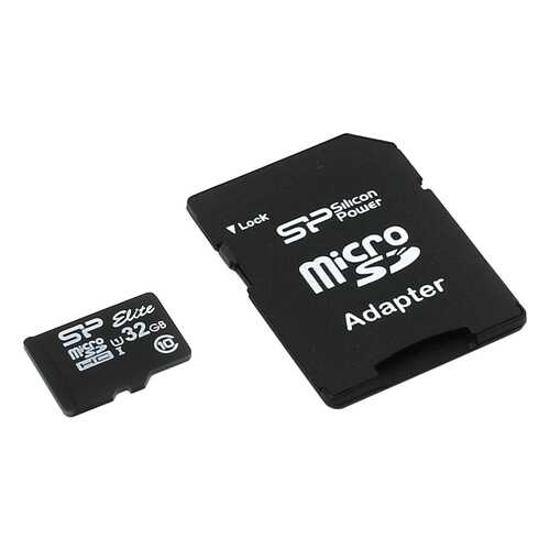 Карта памяти Silicon Power Micro SDHC Elite SP032GBSTHBU1V10-SP 32GB в Евросеть