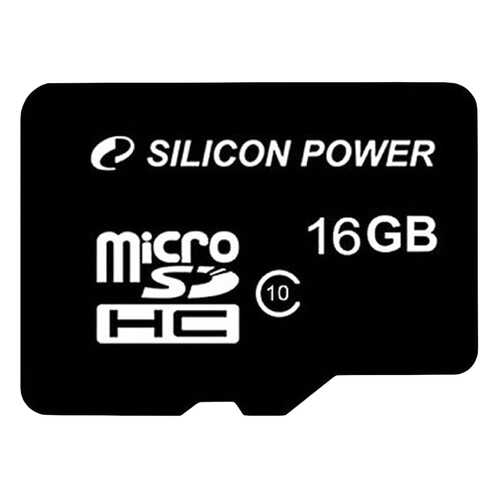 Карта памяти Silicon Power Micro SDHC SP016GBSTH010V10 16GB в Евросеть