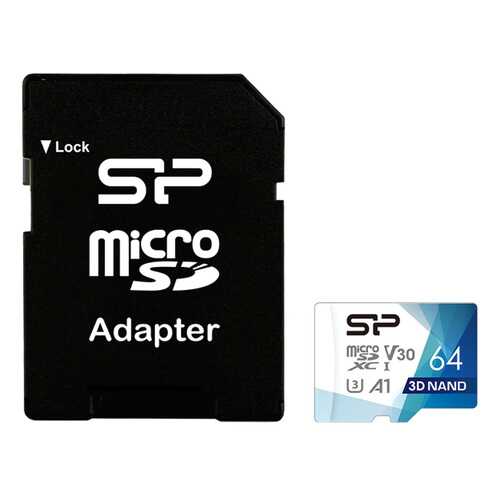 Карта памяти Silicon Power Micro SDXC SP064GBSTXDU3V20AB 64GB в Евросеть