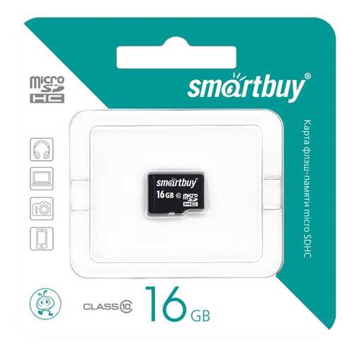 Карта памяти SmartBuy Micro SDHC SB16GBSDCL10-01 16GB в Евросеть