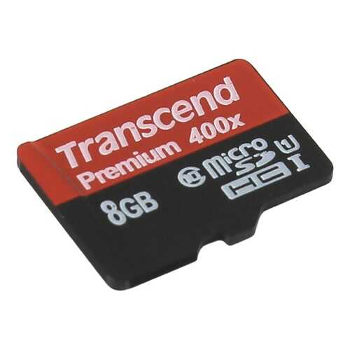 Карта памяти Transcend Micro SDHC Premium TS8GUSDCU1 8GB в Евросеть