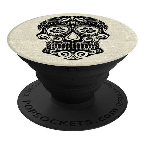 Держатель универсальный Popsockets Sugarskull On Linen 101689 в Евросеть