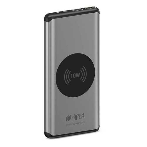 Внешний аккумулятор HIPER NANO X 10000 mAh Silver, с беспроводной зарядкой в Евросеть