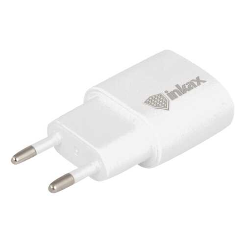 Сетевое зарядное устройство Inkax CD-08 1 USB 1A White в Евросеть