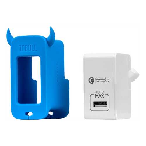 Сетевое зарядное устройство MoMax U.Bull 1 USB 2,4A Blue в Евросеть