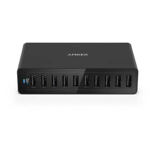 СЗУ Anker 60W 10-Port Desktop Charger Black for EU Offline Packaging V3 в Евросеть