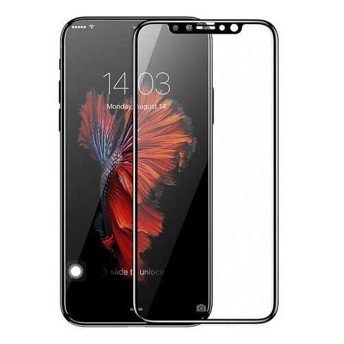 Защитное стекло Baseus для Apple iPhone X Black в Евросеть