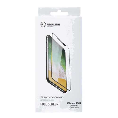 Защитное стекло для смартфона Red Line для iPhone X/XS, FullScreen TG Black Back в Евросеть