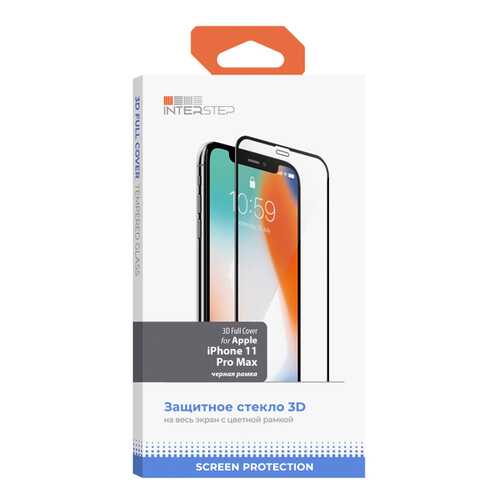 Защитное стекло InterStep для iPhone 11 Pro Max в Евросеть