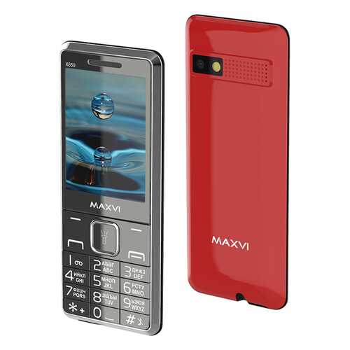 Мобильный телефон Maxvi X650 Red в Евросеть