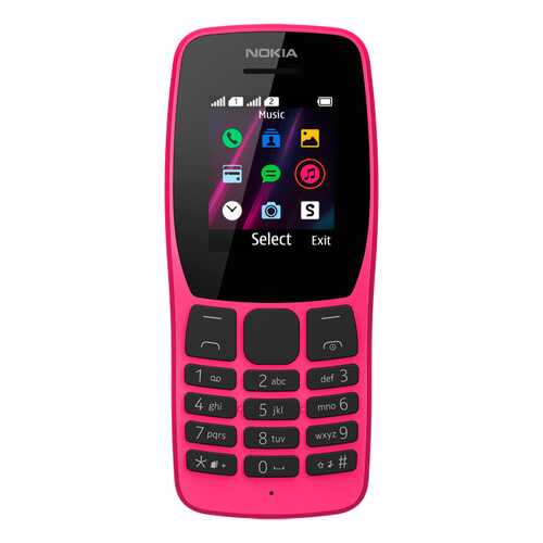 Мобильный телефон Nokia 110DS (ТА-1192 P) Pink в Евросеть