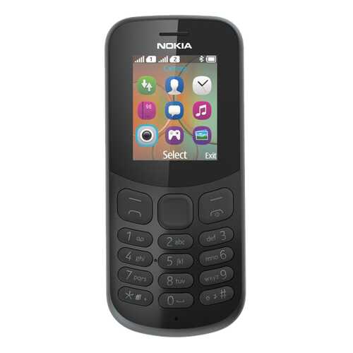 Мобильный телефон Nokia 130 DS (TA-1017) Black в Евросеть