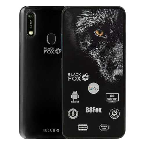 Смартфон Black Fox B8 NFC 16Gb Black в Евросеть