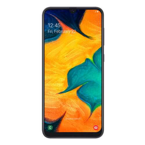 Смартфон Samsung Galaxy A30 (2019) 64Gb Black (SM-A305F) в Евросеть