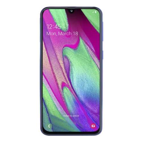 Смартфон Samsung Galaxy A40 (2019) 64Gb Blue (SM-A405F) в Евросеть