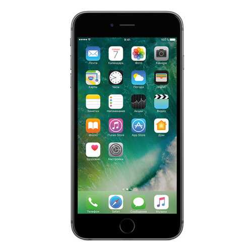 Смартфон Apple iPhone 6S Plus 128 Gb Space Gray (FKUD2RU/A) восстановленный в Евросеть